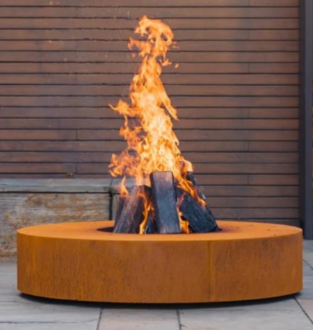 AHL CORTEN Wood Burning Fire Pit
